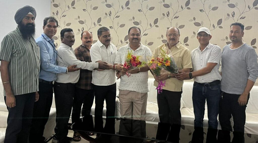 कोरबा : केंद्रीय अध्यक्ष बजरंगी शाही और संभागीय प्रभारी केदारनाथ अग्रवाल का भव्य स्वागत