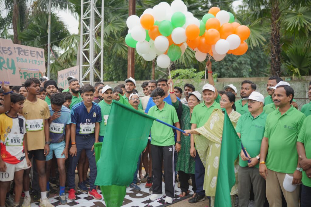 “रन फॉर ग्रीन”: हरित कोरबा के संकल्प के साथ दौड़े हजारों कदम, मैराथन में मनीष और नेहा रहे अव्वल