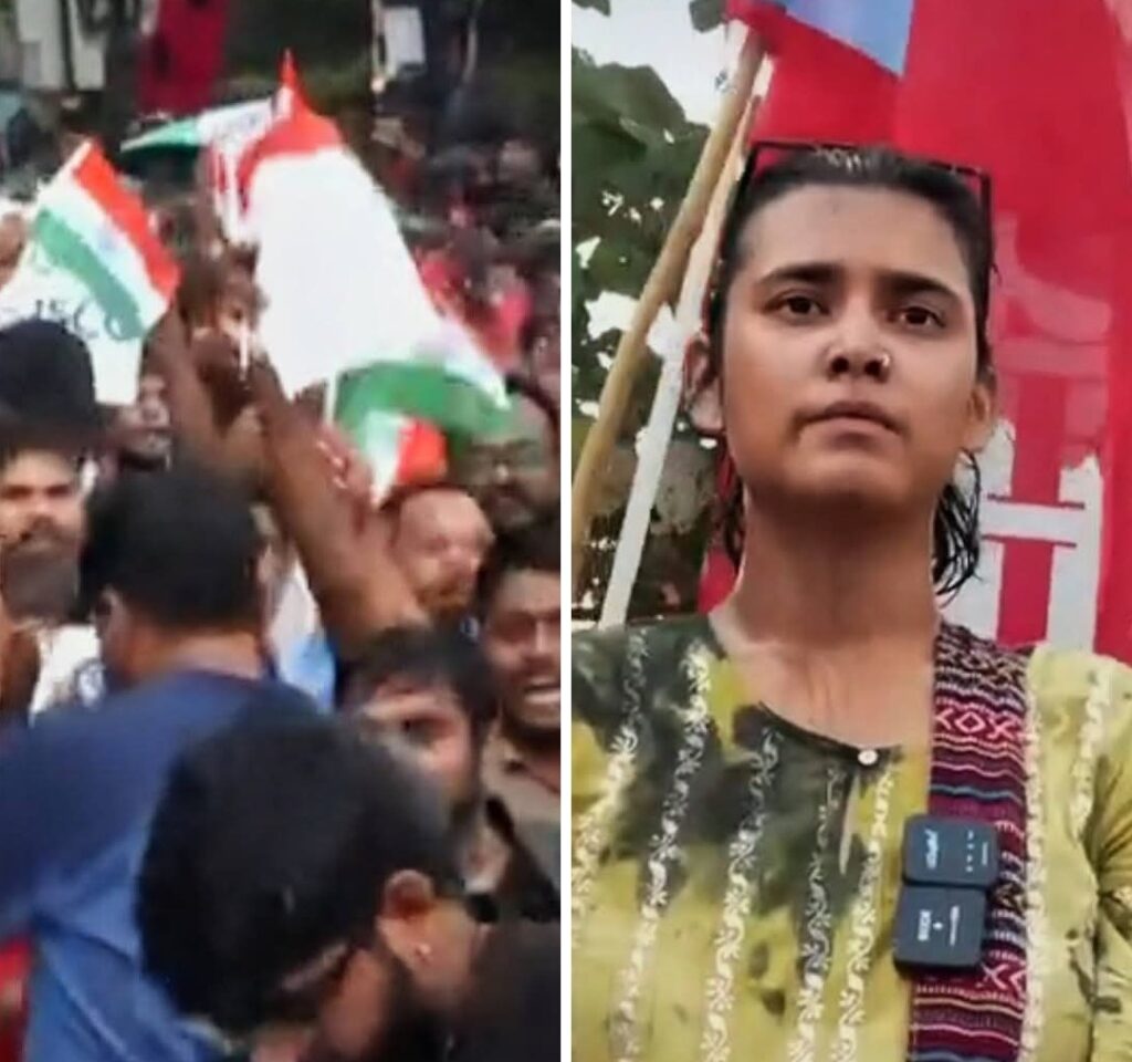 ब्रेकिंग…JPSC परीक्षा विवाद : AISA अध्यक्ष नेहा बोरा पर फेंकी स्याही, बोलीं- ‘आंसू गैस से नहीं डरे, तो इससे क्या डरेंगे’; राहुल गांधी का समर्थन, सरकार बातचीत को तैयार
